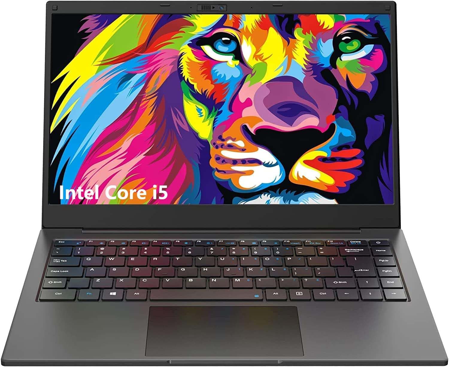 AWOW 14.0 FHD Laptop Computer Intel Core i5 Processor up to 4.1 GHz 8GB DDR4 RAM 256GB SSD Windows 10 Home Ultra Slim, Notebook Computer with Lens Anti-Peep Design, Webcam, WiFi, and Bluetooth 5.1