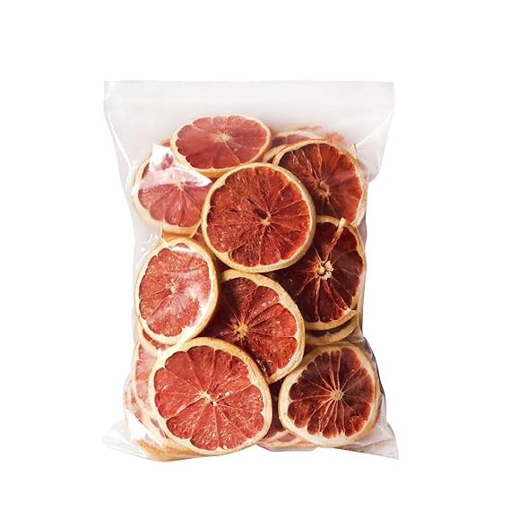 Dried Grapefruit Slices 7oz Dehydrated fruit for cocktails Garnishes for Drinks Natural No sugar added Dried Citrus Slices for Candle/Soap/Vase Fillers/Christmas Garland Indoor