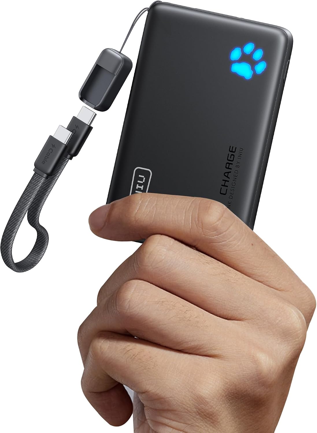 INIU 45W Power Bank, 10000mAh Ultra Small PD3.0 Fast Charging Portable Charger, Safe Airplane Powerbank for iPhone 17 16 15 Pro Max Mini Plus Samsung, Huawei, iPad Pro