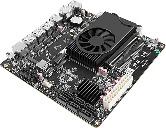 Celeron J6413 Industrial Motherboard NAS 4 Cores 4 Threads Low Power Processor 2*Intel i226-V 1*RTL8125BG 2.5G Network M.2 Slot 6xSATA DP HDMI 2.0 PCIe*1