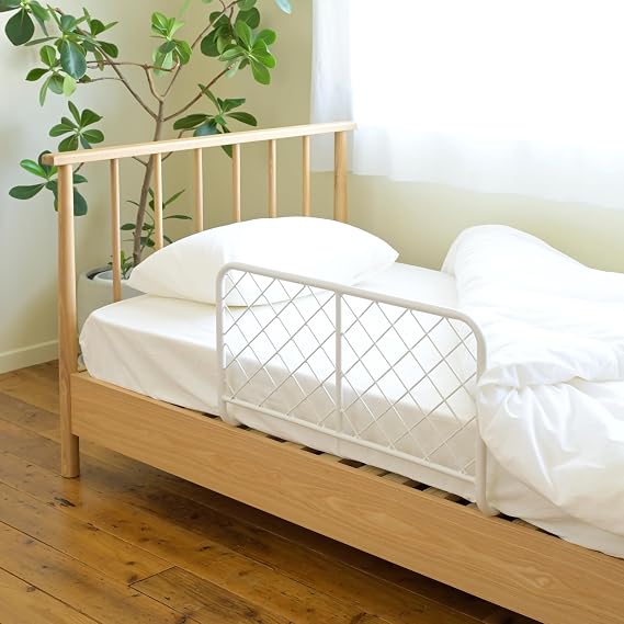Yamazen YAMAZEN Bed Rail for Adults, Fall Prevention, Keeps Futon from Sliding, Easy to Install, Width 70 x Depth 38.5 x Height 40.5 cm, Finished Product, Matte White, YBG-70MWH