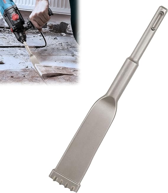 SDS Plus Brick Removal Chisel 200 x 32mm Brick Removal Chisel SDS Carbide-Tipped Tile Chisels for Tile Concrete Corner Stone