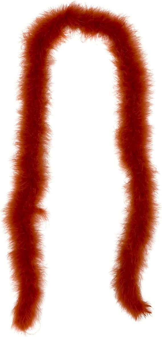 22 Gram Marabou Feather Boa, 72" L, 2-4" W Mum Supplies, Crafting Feather Boas for Party, Holiday Decorations