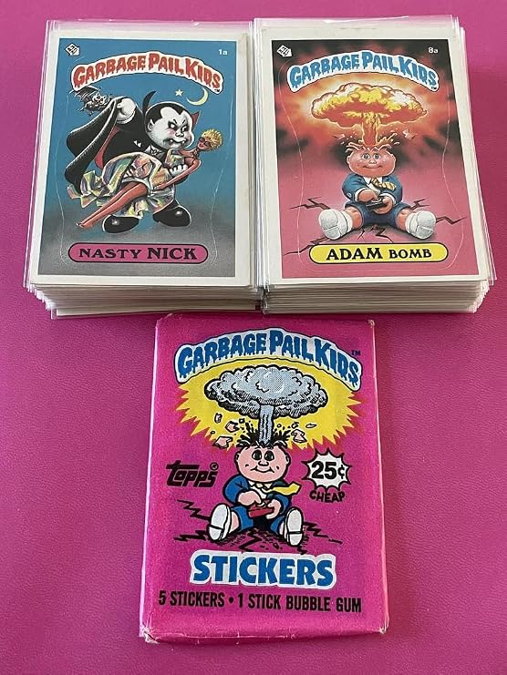 1985 Topps Garbage Pail Kids Original 1ST Series 1 Set GPK Nasty Nick OS1