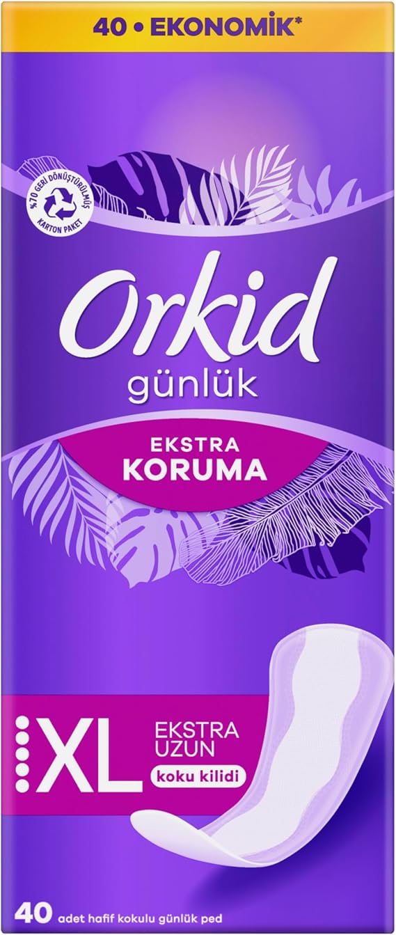 Orkid Extra Koruma Günlük Ped Extra Uzun 40 Adet Ped