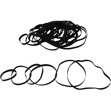50PCS 4mm Flat Tape Recorder Drive Rubber Mixed Belt Folded in Half 40-135mm