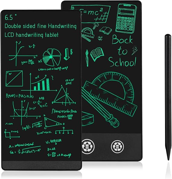 LCD Writing Tablet for Adults, Electronic Writing Pad,Digital Notepad for School, Handwriting Boogie Tablet for Toddler Learning Toys Gift for 3+Years Old Boy Girl(6.5/6inch)