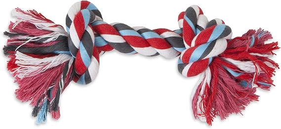 Aspen Pet Booda Multicolor Large Rope Bone for Dogs 44-85lbs
