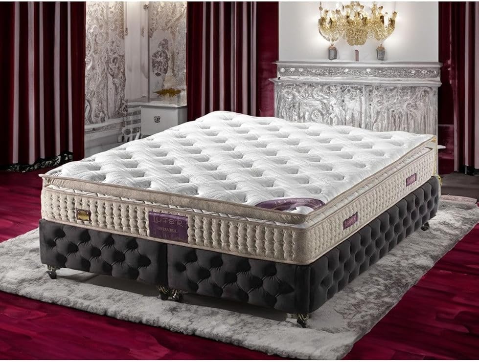 LUPER Istanbul Luxuria Pad Ultra Orthopedic Spring Mattress WHITE 140 x 200