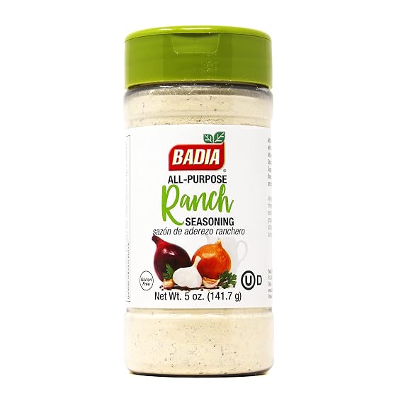Badia Ranch Seasoning Powder, 5 oz All-Purpose Ranch Flavor for Dressings