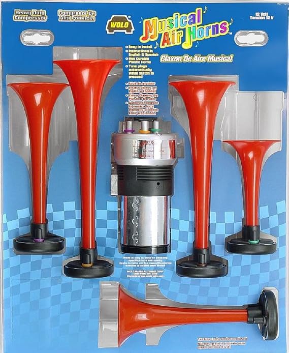 Wolo (450) Musical Horn - 12 Volt, Plays La Bamba