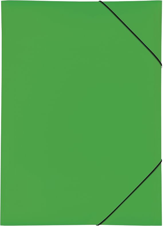 Pagna 21638 Desk A3 Elasticated Folder 3 Flaps Polypropylene Green