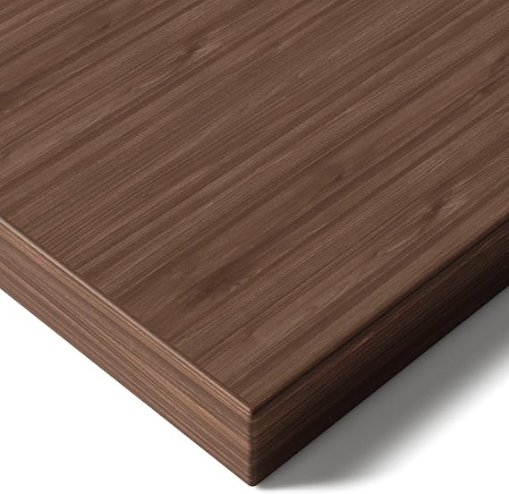 Desktronic Table Top 138 x 67 cm Desk Top - Perfect for Height-Adjustable Desks, Dining Tables and More - Made in Europe - 25 mm Sturdy Table Top Durable (Walnut)