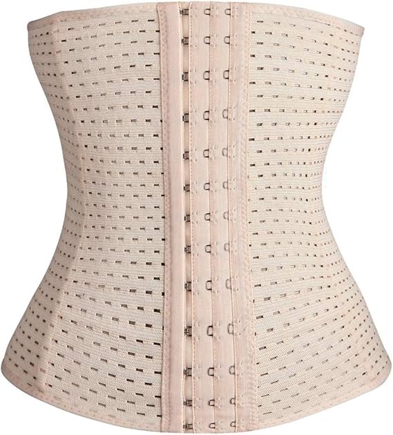 Everbellus Breathable Latex Corset Training Waist Cincher for Women