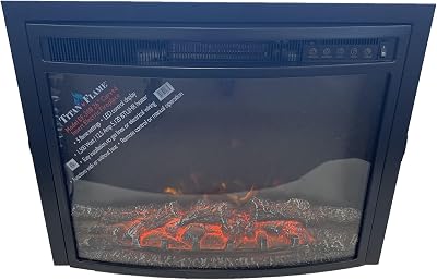 RV Titan Flame Model EF-30B 26 Curved LED Insert Electric Fireplace