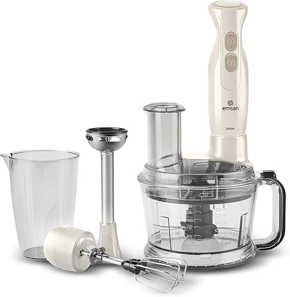 Emsan Pro Multimax 6 in 1 Çok Amaçlı Mutfak Robotu İconic Beige