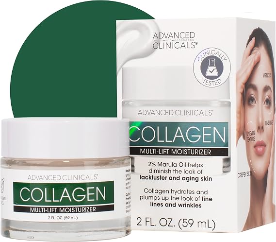 Advanced Clinicals Bitki Bazlı Kolajen Yüz Kremi 59ML