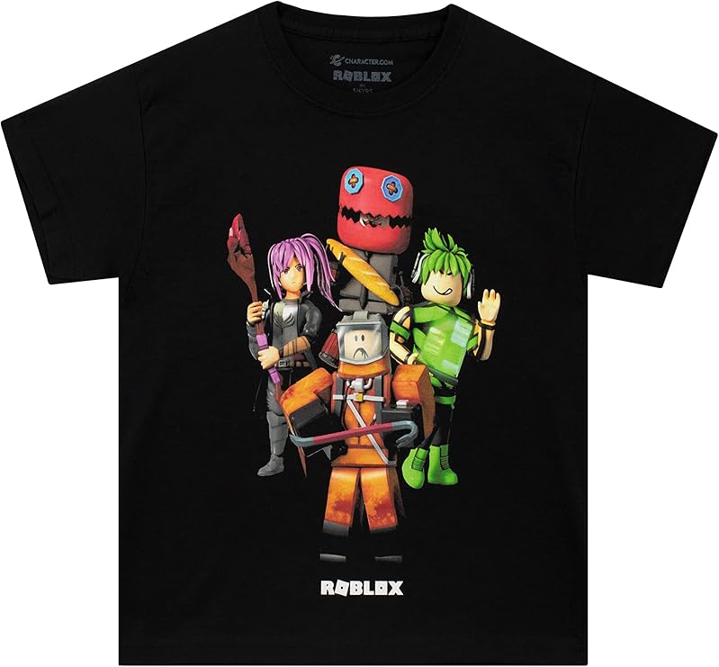 Roblox Boys' T-Shirt Black 16