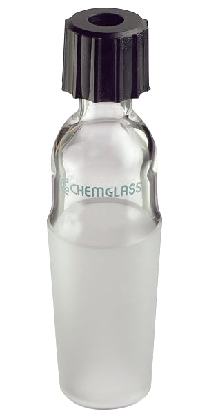 Chemglass CG-1042-01 Thermometer Inlet Adapter with 24/40 Inner Joint, 80mm Height