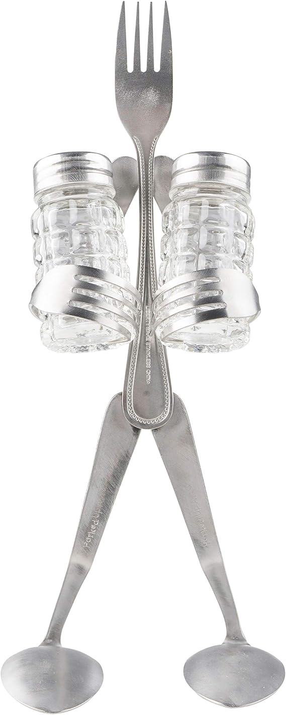 F01 Fork Salt and Pepper Stand Table Topper