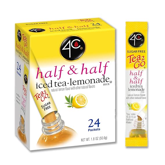 4C Half & Half Iced Tea Lemonade Mix- Sugar Free 24 pkts