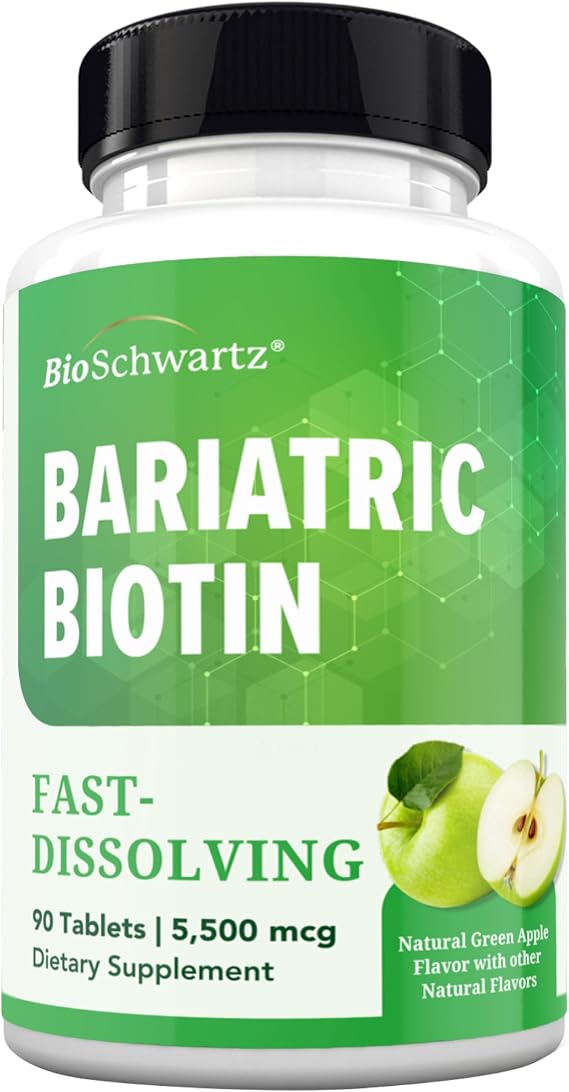 BioSchwartz Bariatric Biotin Chewable Tablets - 5500mcg Biotin per Serving