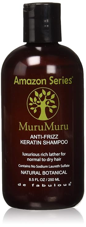 Amazon Series Murumuru Anti-Frizz Keratin Shampoo, 8.5 Ounce