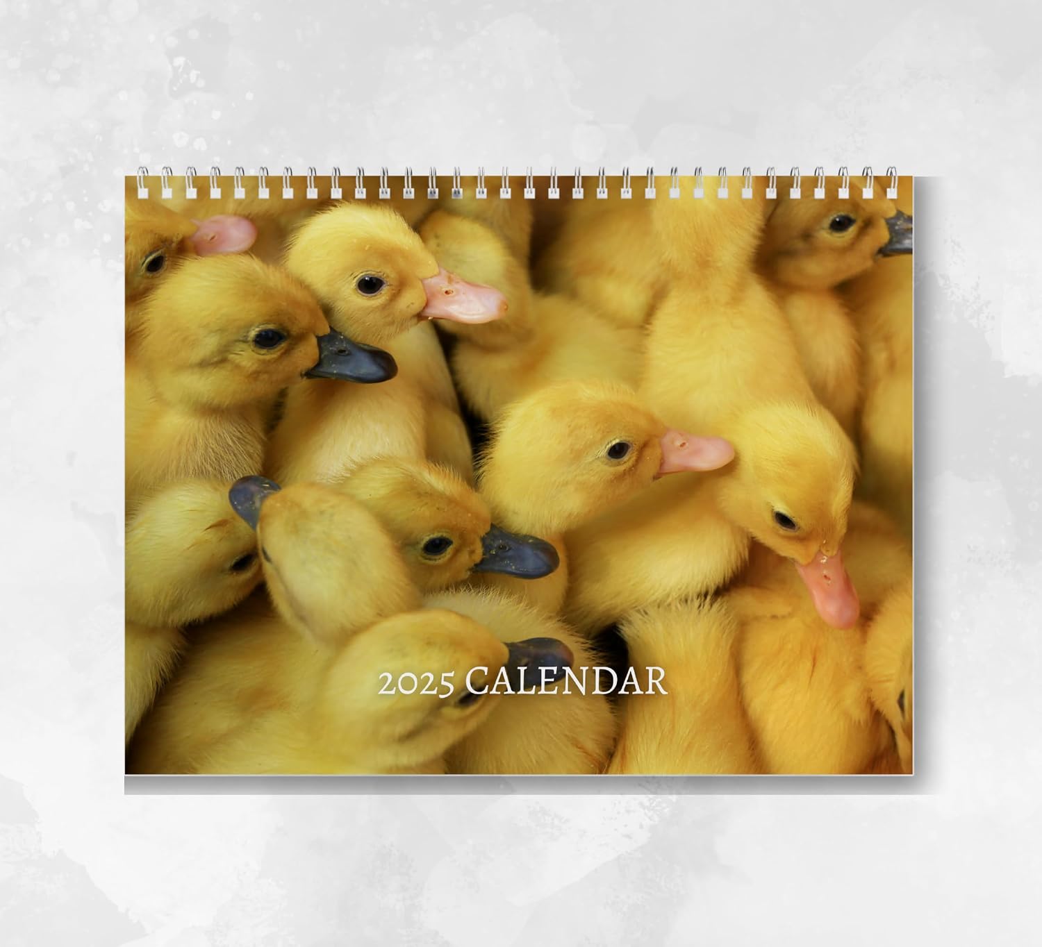 Baby Animals Calendar 2025: Monthly Wall Calendar with Notes, opens to A3 Size, Includes key dates & holidays