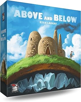 Above and Below by Red Raven Games | Strategy Board Game | Ages 10 | 2-4 Players | 90 Minute Playing Time