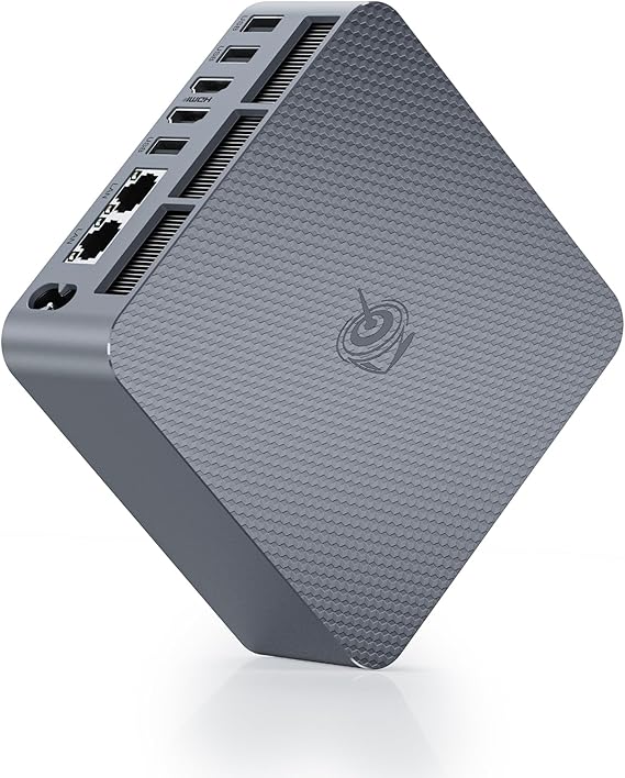 Beelink Mini PC EQR7 7735HS AMD Ryzen 7 Processor 24GB LPDDR5 500GB SSD | Micro Computer 8C/16T, up to 4.75GHz Radeon 680M Graphics, Desktop PC Dual HDMI/4K 60Hz/WiFi6/BT5.2 Home/Office
