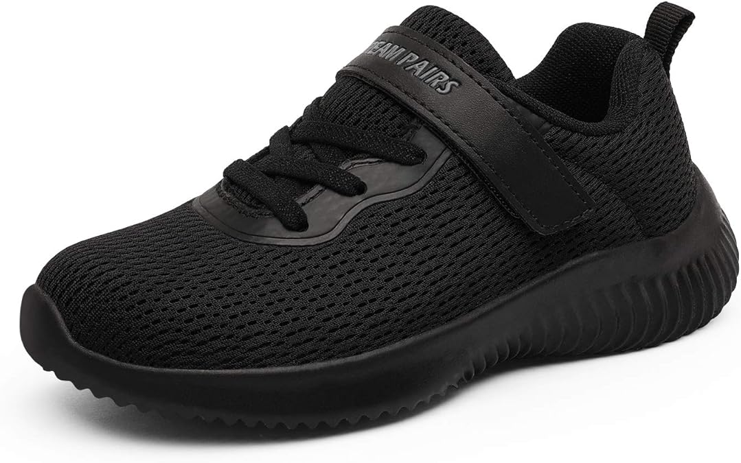 DREAM PAIRS Kids Shoes Sneakers Tennis | Running,Lightweight,Breathable, Comfortable,Hook-and-Loop,Non Slip,Walking, Gym, School, Daily Play