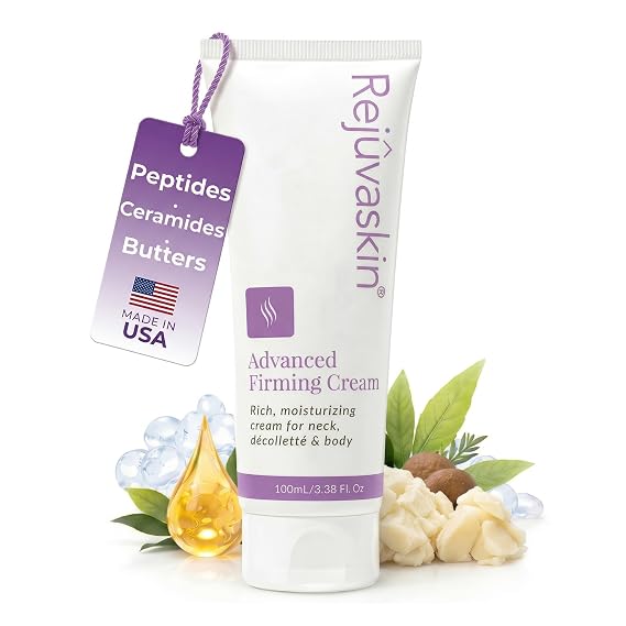 Rejuvaskin Firming Cream for Neck, 3.38 fl oz, Smooths & Nourishing Body