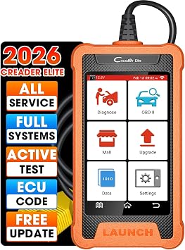 Launch Creader Elite for BMW OBD2 Scanner, 2025 Full Systems Diagnostic Bi-Directional Scan Tool, All Reset Service, ECU Code, Battery Registration Tool for BMW Mini Rolls-Royce,Lifetime Free Update