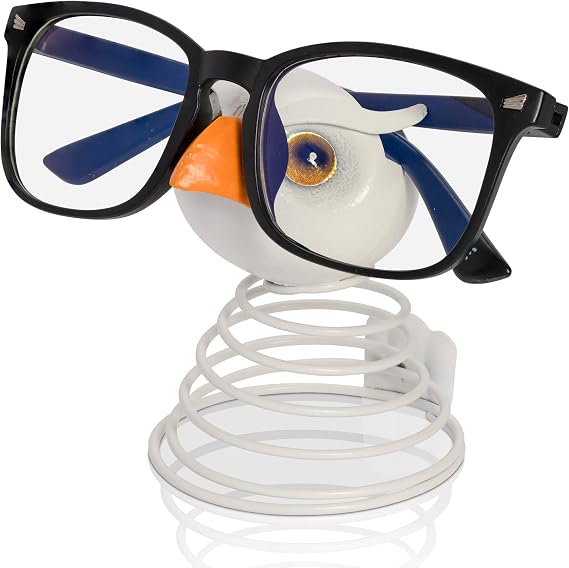 Made Easy Kit Owl Design Eyeglasses Holder Stand - Bobble Rack for Sunglasses and Specs - Fun Decorative Eyewear Spec Display