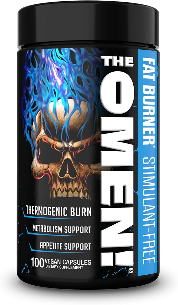 JNX SPORTS The Omen! Non-Stim Fat Burner, Thermogenic, 100 Caps