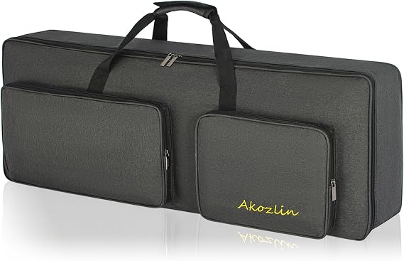AKOZLIN 49-Key Keyboard Gig Bag 34"13"4" Portable Electric Piano Case Foldable Bag For 49-Note Keyboard