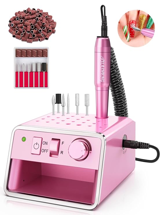 20000RPM Professional Purple Nail Drill Machine for Nail Polish Remover