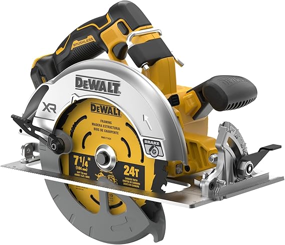 DEWALT 20V MAX* XR Cordless Brushless 7-1/4-Inch Circular Saw (Tool Only) (DCS590B)