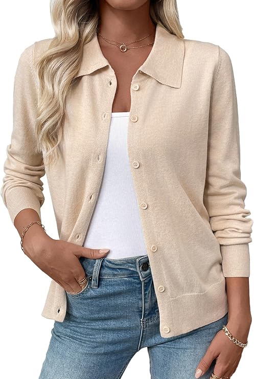 EVALESS Womens Lightweight Cardigan Sweaters Fall Outfits