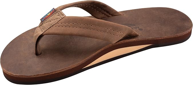 Men's Luxury Leather Single Layer Arch Sandals