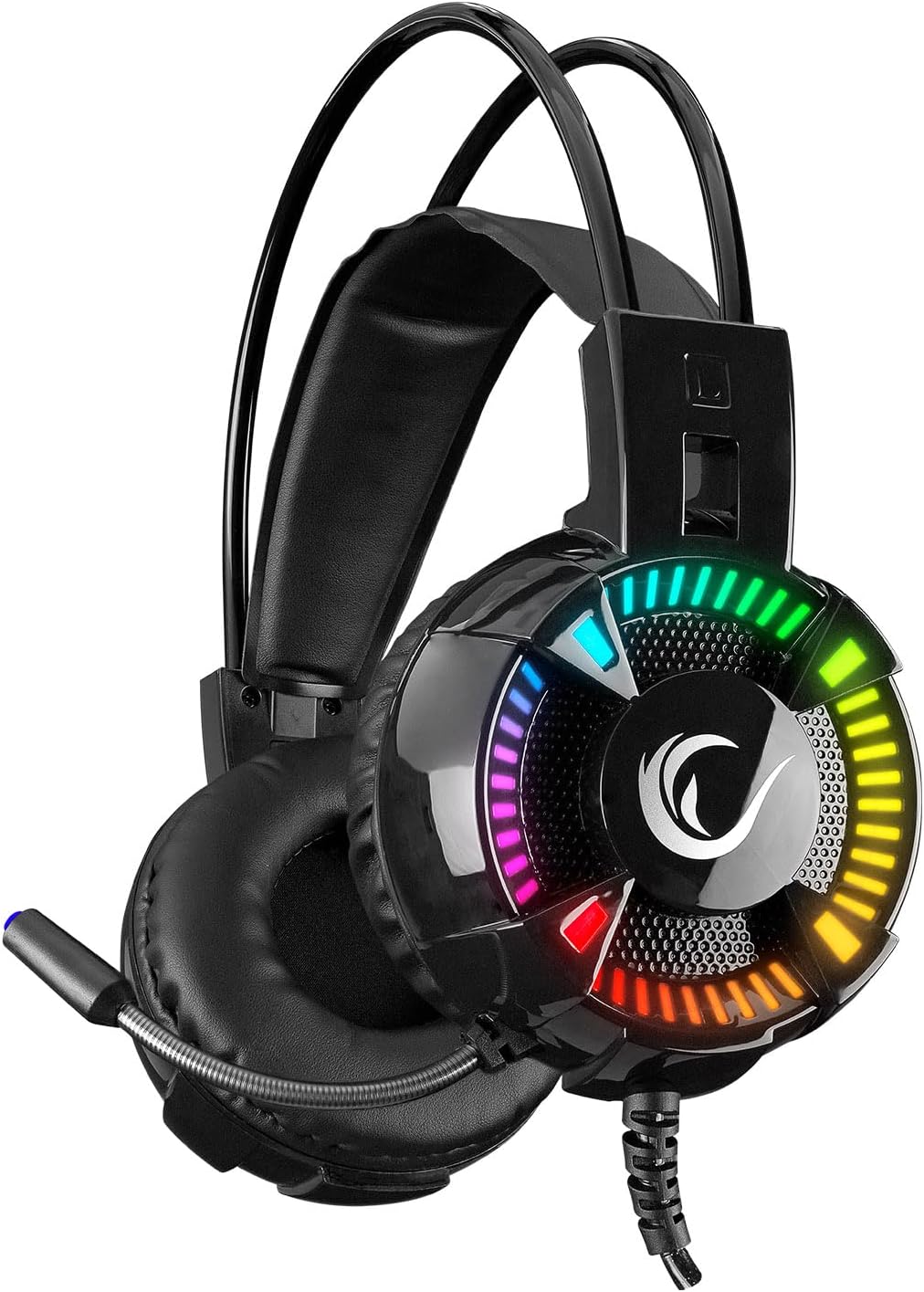 Rampage STYLES Siyah USB 7.1 Version RGB Oyuncu Mikrofonlu Kulaklık