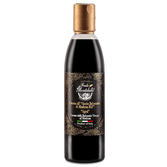 Aged Balsamic Glaze 8.45 fl.oz, High Density Balsamic Vinegar Glaze Drizzle