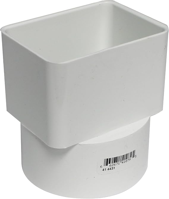Canplas 414431BC PVC Sew 2X3X3 Down Spout Adaptor