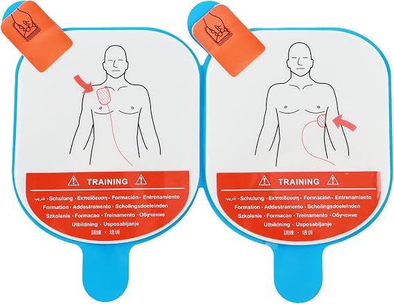 AED Trainer Pads, Defib Training Pads Compatible for AED Trainer, AED Trainer Device (Adult Mode) XFT-P170