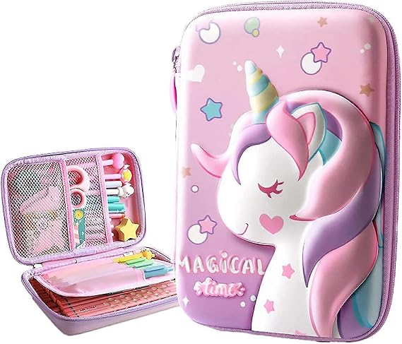 Valkyrie 3D Large Unicorn Waterproof Pencil Case