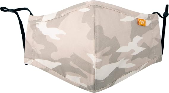 Spring Notion Reusable Washable Camouflage Cotton Cloth Face Mask for Adults and Kids
