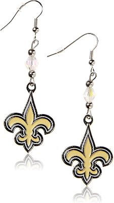 NFL Crystal Dangle Earrings
