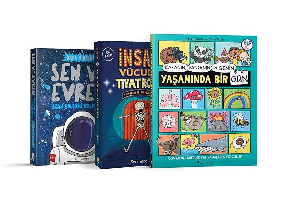 Çocuk Çizgi Bilim Seti (3 Kitap)