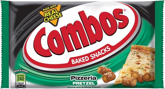 Combos Baked Snacks Pizzeria Pretzel 1.8 oz (51 g) - 18 Count