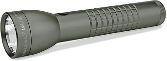 MagLite ML300LX 2-Cell D LED Flashlight, Adjustable Beam, Water-Resistant, QuickClick Modes, Extended Battery Life Foliage Green